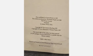 harry potter and the Philosopher's Stone First edition - Picture 1 of 2