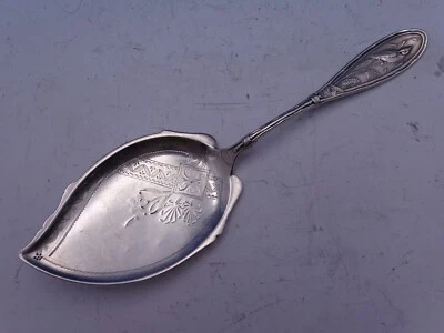 Japanese by Whiting Sterling Silver Ice Cream Server brite-cut 8 1/2" - Image 1 of 4