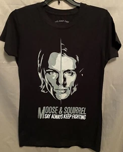 Camiseta Supernatural Jared Padaleki's AKF Campaña Mujer Talla Mediana Negra - Imagen 1 de 5