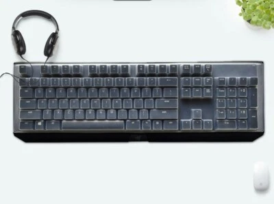 Película de cubierta de teclado de silicona transparente para Razer BlackWidow X Chroma RGB RZ03-0176 Foto 1 de 3