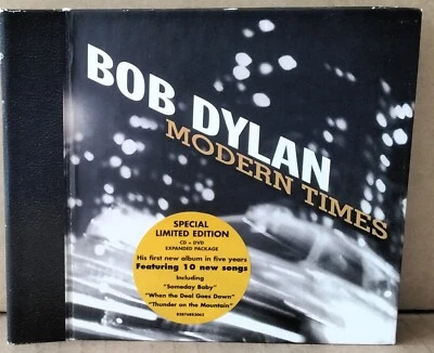 BOB DYLAN. - MODERN TIMES 2006 COLUMBIA CD+DVD HARDBACK BOOK SPECIAL EDITION US  - Image 1 of 4