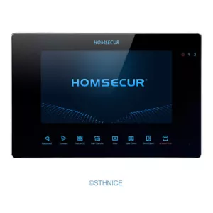 Monitor HOMSECUR HDK con mensaje de voz para video portero sistema de intercomunicación - Imagen 1 de 5