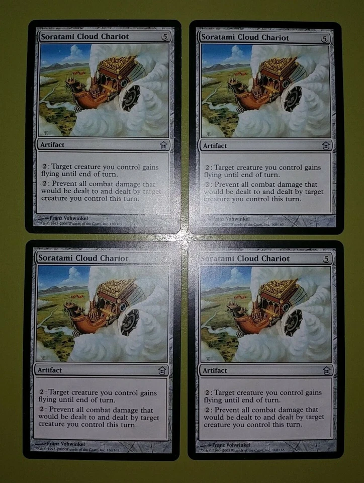 Soratami Cloud Chariot x4 Saviors of Kamigawa 4x Magic the Gathering MTG - Image 1 of 1