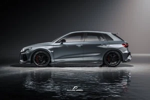 Audi RS3 8Y - Future Design style carbon Seitenschweller Schwarz - Bild 1 von 5