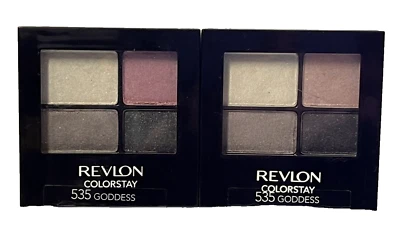 Revlon Colorstay 16 Hour Eye Shadow, 535 Goddess / Grays, Pinks, 0.16 oz, 2 Pack - Image 1 of 3