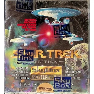 Tarjetas coleccionables selladas de Star Trek Sky Box International Master Series 216 tarjetas nuevas - Imagen 1 de 6