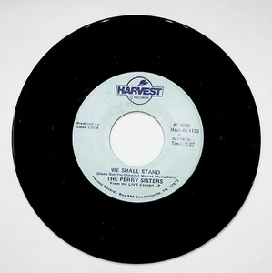Perry Sisters We Shall Stand 45 Harvest Gospel Live Eddie Crook 1983 - Picture 1 of 2