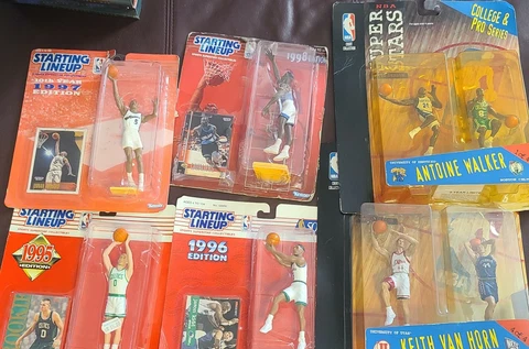 Starting Lineup Super Stars NBA Jason Kidd, Walker, Van Horn, Howard, Sean Kemp Cover