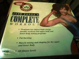 JANE FONDA'S COMPLETE WORKOUT ORIGINAL VCD DVD MOVIE OUT OF PRINT