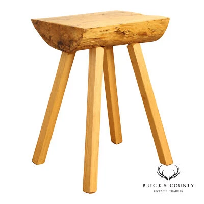 Mesa de pub estilo rústico de madera mixta Foto 1 de 4