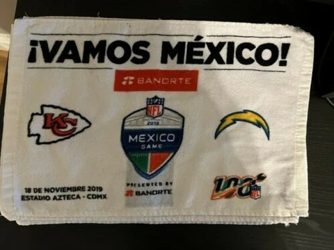 Kansas City Chiefs VAMOS MEXICO Rally Towel Nov 18, 2019 Mahomes Cover