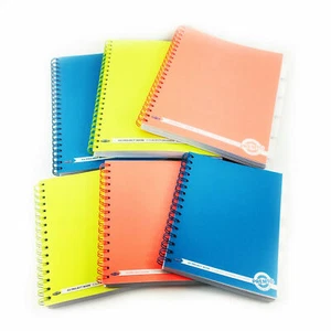 A4/A5 Project Book Wiro Refill Pad with Subject Dividers Ruled 250 Punched Pages - Picture 1 of 23