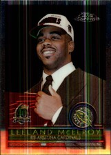 1996 Topps Chrome Football Card #161 Leeland McElroy Rookie