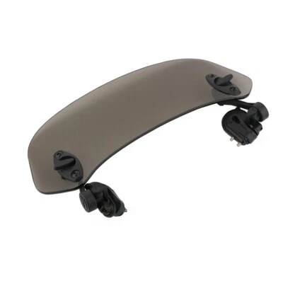 Einstellbar Motorrad Windschutzscheibe Spoiler Windabweiser Windschild Smoke DE - Bild 1 von 4