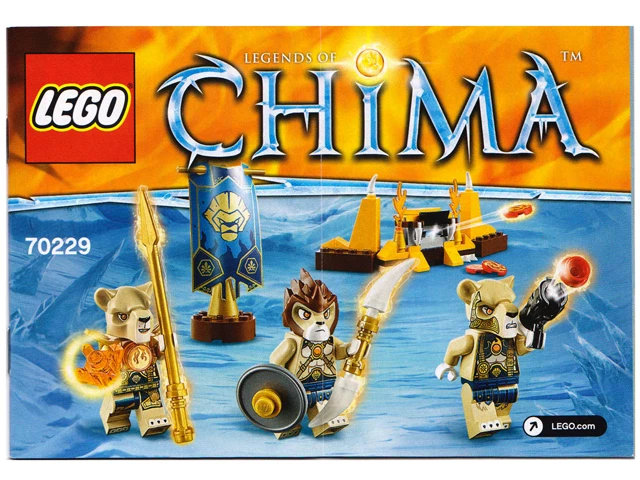 LEGO New Instruction 70229 Legends of Chima Lion Tribe Pack Manual Only No Parts - Image 1 of 2