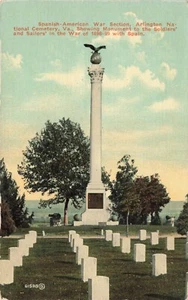 Postcard Arlington National Cemetery Virginia VA Soldiers Sailors Monument DB - Picture 1 of 2