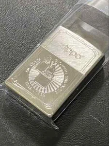 Encendedor Zippo 50 aniversario grabado en plata procesamiento de una cara regular Japón - Imagen 1 de 5