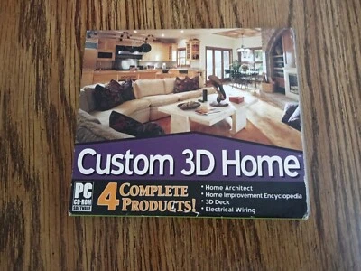 Custom 3D Home 4 Complete Products Valusoft PC CD-ROM 2004 - Image 1 of 4