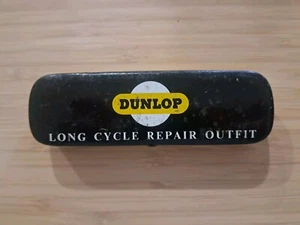 Vintage Dunlop Long Cycle Repair Outfit Tin Empty Collectable Advertising - Picture 1 of 1