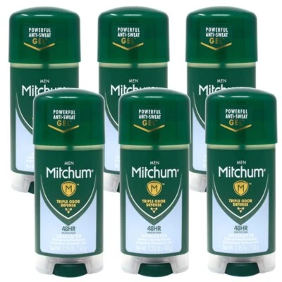 Mitchum Power Gel Antitranspirante y Desodorante Sin Perfume para Hombres - 2.2 OZ 6ct Foto 1 de 4