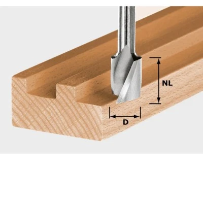 Festool Spiralnutfräser Nutfräser Fräser HS Spi S8 D10/30 Stahl Holz 490946 - Bild 1 von 4