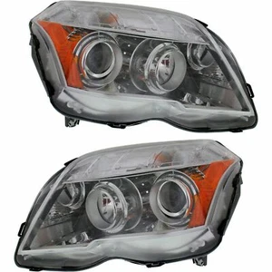 FIT FOR BENZ GLK350 2010 2011 2012 HEADLIGHT HALOGEN RIGHT & LEFT PAIR SET - Picture 1 of 6