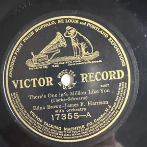 10" 78 RPM-Edna Brown/James F. Harrison-There's One in a Million Like You/17355 - Imagen 1 de 4
