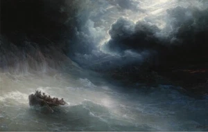 Ivan Aivazovsky: The Wrath of the Seas Giclee Print Repro on Canvas - Picture 1 of 1