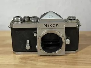 Nikon F Eye Prismensucher Silber Filmkamera Body JAPAN 1962 6474xxx - Bild 1 von 7