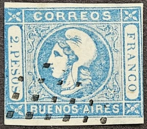 ARGENTINIEN CORREOS BUENOS AIRES - Briefmarke - gebraucht - 1859 - Bild 1 von 1