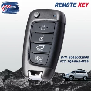 Flip Remote Smart Key Fob 95430-S2000 for 2018 2019 2020 2021 Hyundai Santa Fe - Imagen 1 de 5