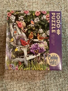 Cobble Hill "Summer Adirondack " 1000 Piece Puzzle Made in USA - Picture 1 of 2