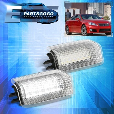 For 98-22 Lexus IS IS-F ES LS RX GX LX Class White LED Door Courtesy Lights Pair - Image 1 of 4