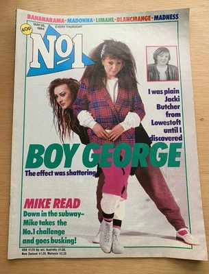 No.1 Magazine May 1984 Boy George & Limahl Cover - Image 1 of 4