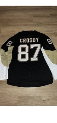 Camiseta deportiva firmada autografiada por Sidney Crosby Pittsburgh Penguins 2017 Copa Stanley JSA Foto 1 de 4