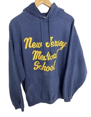 Sudadera con Capucha Vintage Años 90 Gap New Jersey Escuela de Medicina Talla XL Foto 1 de 4