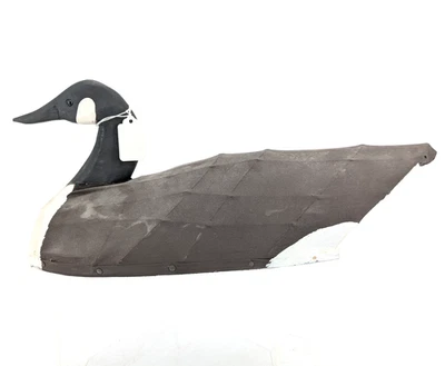Señuelo original vintage de pato/cisne con respaldo de lona hecho por Ardell Waterfield Knolls NC Foto 1 de 4
