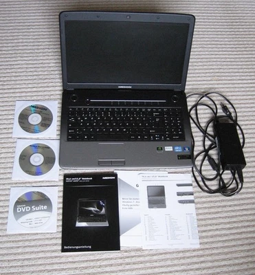 Notebook Medion MD98930 P6634, i3-2350M 4x2.30GHz 8GB 500GB SSD USB3 BT Win11 - Bild 1 von 4