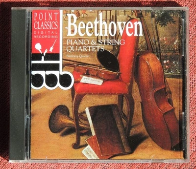 BEETHOVEN, PIANO & STRING QUARTETS, BAMBERG QUARTET, CD Foto 1 de 4