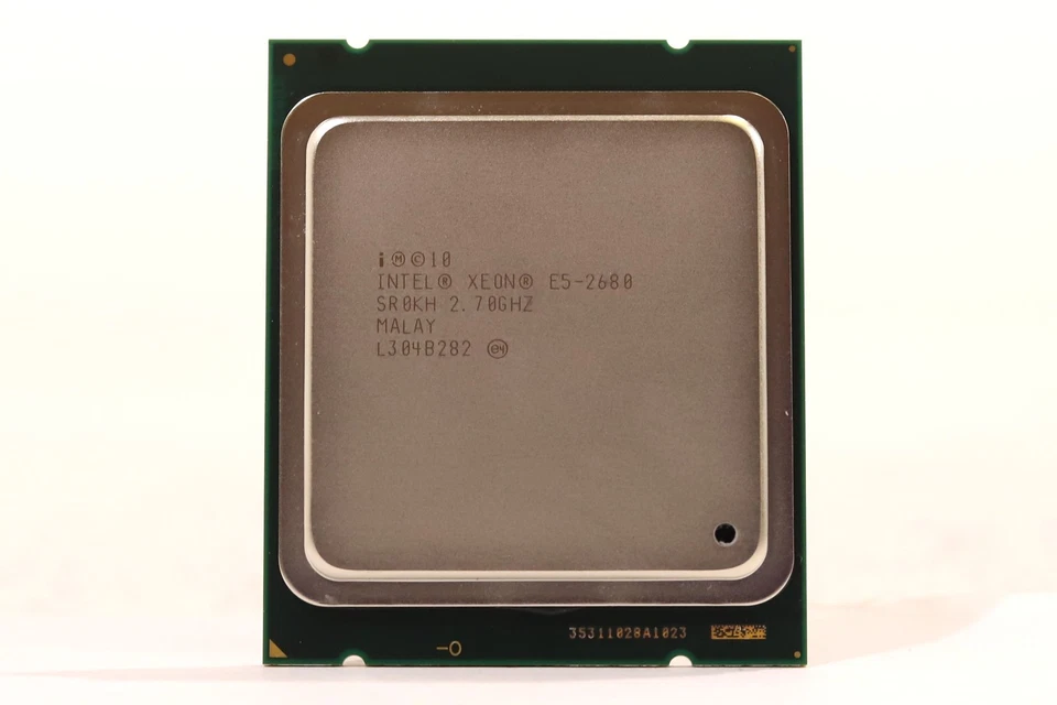 Procesador Intel Xeon E5-2680 2,70 GHz ocho núcleos 20 MB LGA 2011 P/N: SR0KH probado Foto 1 de 2