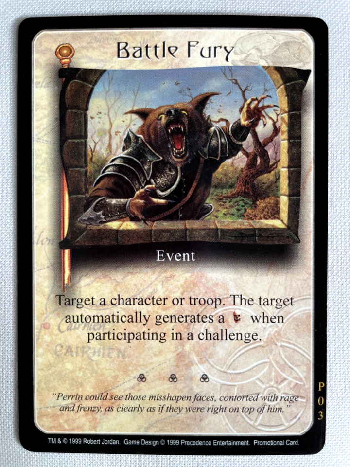 Battle Fury - The Wheel of Time CCG - Promo - Image 1 of 1
