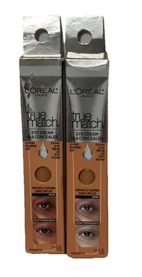 L'Oreal True Match Eye Cream In A Concealer C7-8 Dark Fonce. Lot Of 2. New - Image 1 of 2