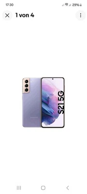 Samsung Galaxy S21 256GB violett 5G Android Smartphone Top Zustand - Bild 1 von 4