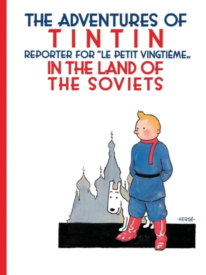Tintin in the Land of the Soviets by Herge (English) Paperback Book - Image 1 of 1