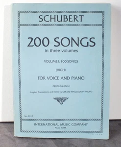 Canciones de Shubert: Volumen 1: 100 canciones para voz y piano: Sergius Kagen: Nº 2010 - Imagen 1 de 13