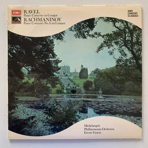 Ravel/Rachmaninov - Pno Conc In G Major/Pno Conc No. 4 In G Minor Vinyl LP VG/NM - Picture 1 of 4