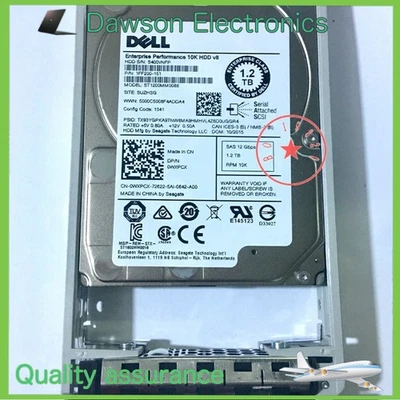 Dell 0WXPCX WXPCX 1.2TB 12Gb/s 2.5" SAS Hard Drive ST1200MM0088 W Tray - Image 1 of 2