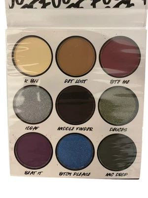 SEALED BH Cosmetics 9 Color Eye Shadow Palette Bold Dark Tones Vegan Shimmer - Image 1 of 3