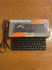 Teclado mecánico para juegos SteelSeries Apex 9 mini con cable diseño japonés nuevo - Imagen 1 de 2