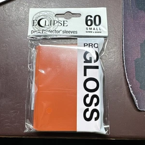 60 Ultra Pro Eclipse PRO GLOSS PUMPKIN ORANGE Small Deck Protector Card Sleeves - Bild 1 von 1